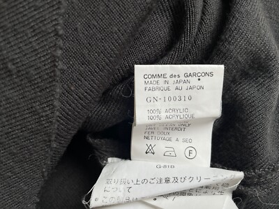 Comme Des Garcons Vintage 1997 90s Asymmetry Knit Tops Made in