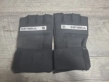 Sanabul Wrist Wrap Grappling Gloves - Sparring MMA Boxing - Large / XLarge