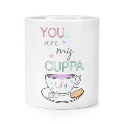 You Are My Cuppa Tee Zitat Makeup Pinsel Bleistift Topf - Valentinstag