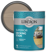 LIBERON SUPERIOR DECKING STAIN LIGHT SILVER 5L