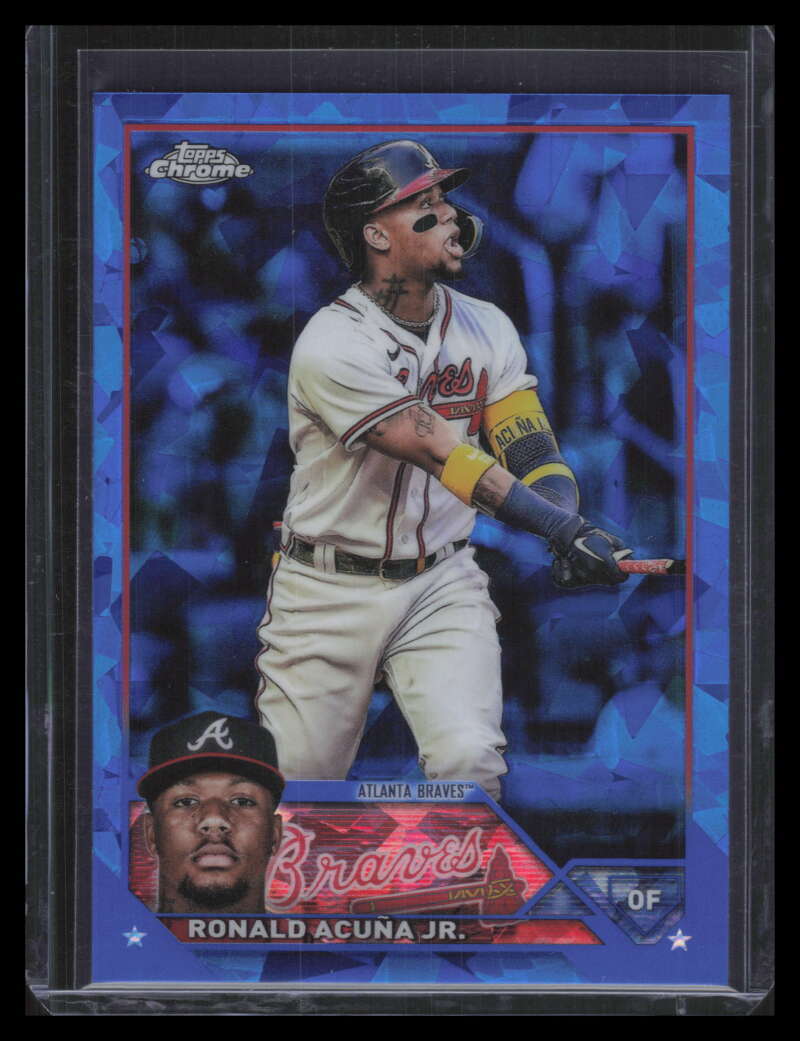 2023 Topps Chrome Sapphire 150 Ronald Acuna Jr.