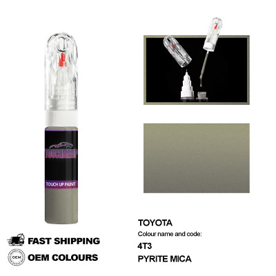 FÜR TOYOTA PYRITE MICA 4T3 Touch Up Lackstift Pinsel Fix Kit Kratzer Chip Set