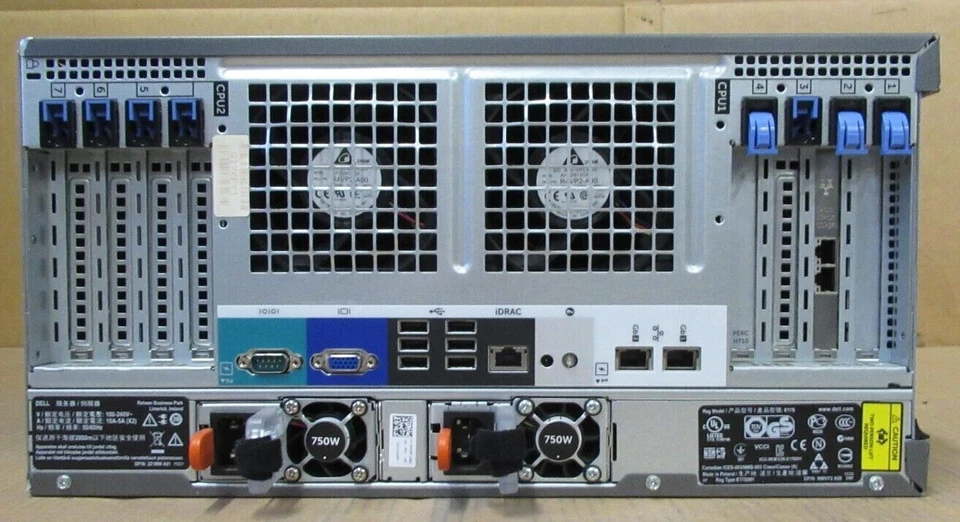 Dell PowerEdge T620 Quad-Core E5-2609 32GB Ram 16 x 2.5" SAS Bays Rack Server - Image 4 of 4