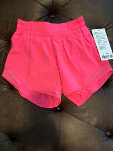 lululemon shorts Highlight Pink Hotty Hot LR 4" 4 NWT | eBay