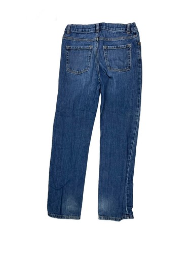 Lands End Boys Size 14 Straight Leg Blue Jeans Adjustable Waist - Picture 2 of 3