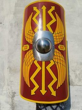 Medieval Traditional Functional Roman Shield Augustan Armor Legion Scutum 24inch