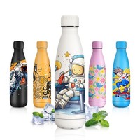 Edelstahl Trinkflasche 500Ml Japoria, Auslaufsicher, Bpa-Frei, Sportflasche