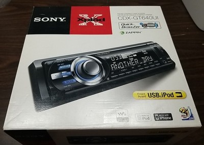NIB) Sony Radio Xplod CDX-GT640UI FM/AM Car Stereo Compact Disc