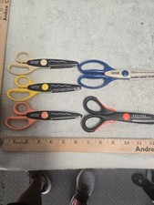 lot of 5, fiskars gaspare sewing scissors, paper edgers