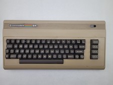 COMMODORE 64 CASE AND KEYBOARD ONLY - NO MOTHERBOARD - ALL TABS INTACT