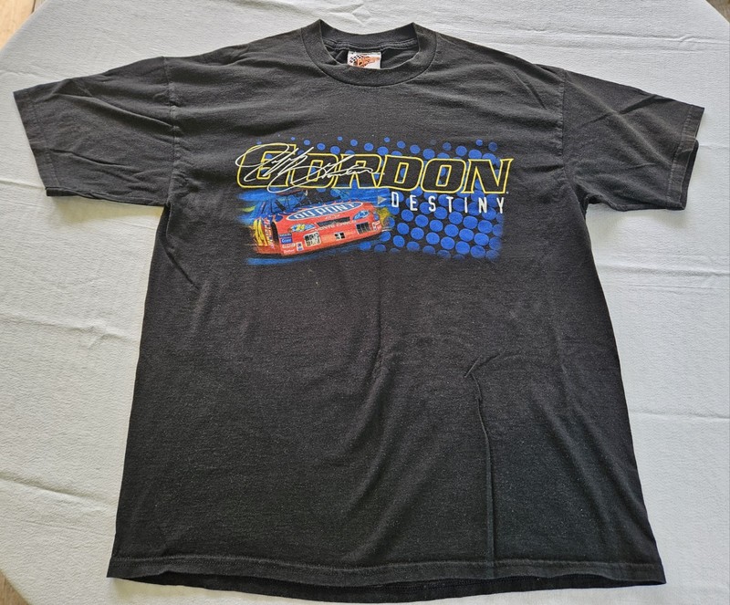 Vintage 2002 Jeff Gordon NASCAR "Destiny" Winner's Circle T-Shirt Large