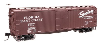 Walthers HO 40' Double Sheathed Wood Boxcar Florida East Coast FEC #20 910-40180