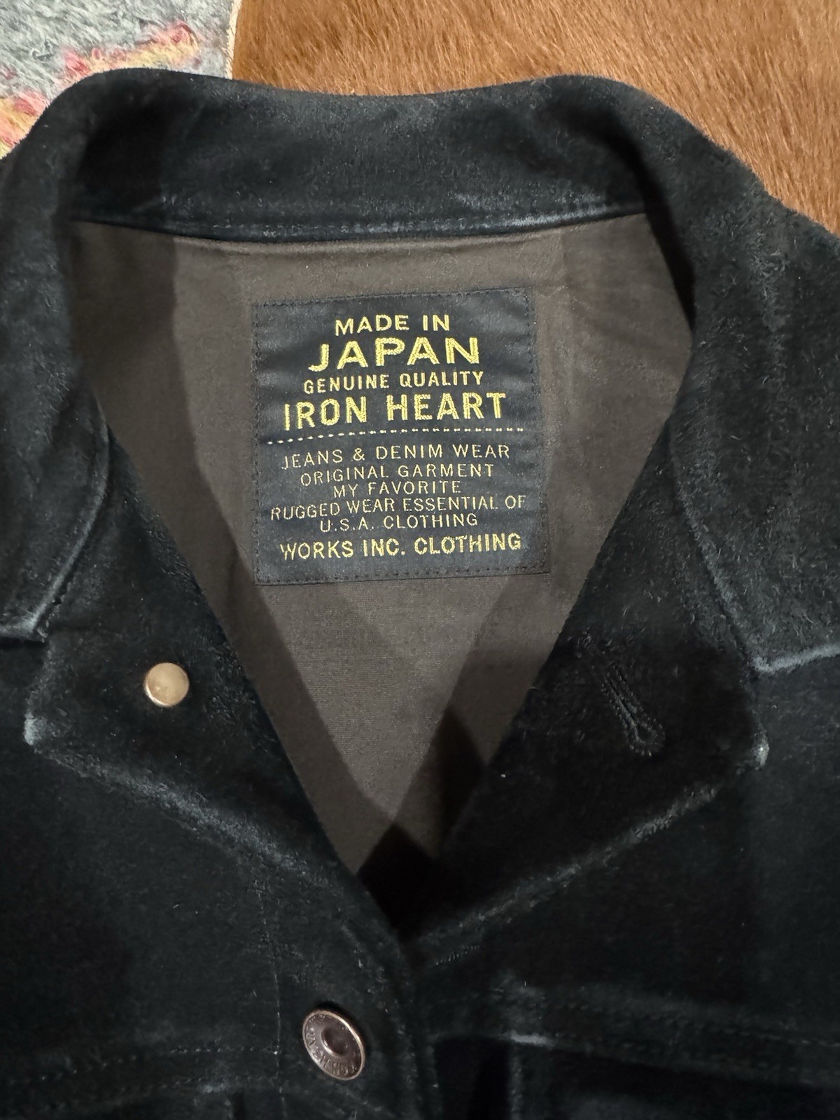 IRON HEART SPLIT STEER MODIFIED TYPE III JACKET -… - image 2