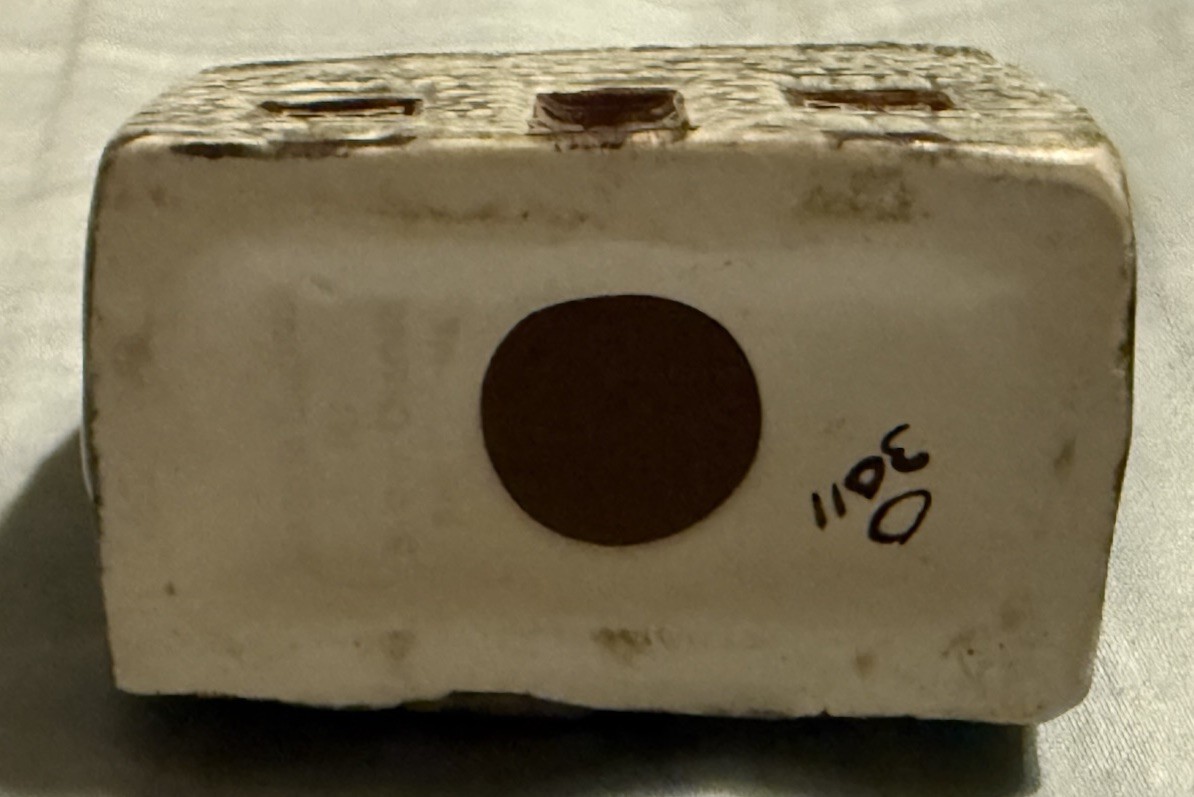 Vintage Keller Charles Village Building Toll House Handpainted England 1980s