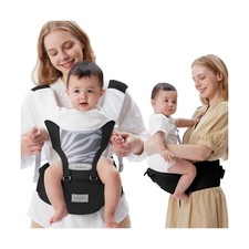 Baby Carrier Newborn to Toddler with Hip Seat, Multifunction Baby H... Fast Ship