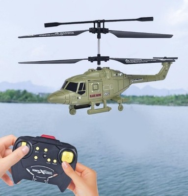 Air Flight RC Helicopter -Super Invader IR Remote Control HF8352-2 Black Hawk