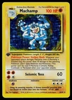 Pokemon Card - Machamp Base Set 8/102 1st Edition Holo Holo Rare