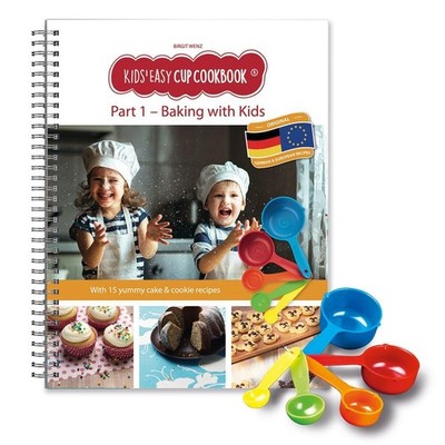 Kids Easy Cup Cookbook: Baking with Kids (Part 1), Baking box set incl. 5 colorf