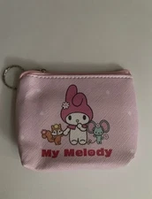 Daiso Sanrio My Melody Zipper Change Coin Purse NEW US SELLER