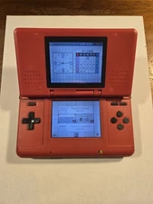 Matte Red NDS Original Phat Brick Nintendo Ds Reshelled