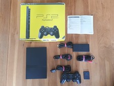 Playstation 2 PS2 Slim Console Boxed Official Controller Memory Card & All Leads