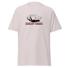 For Shelby Cobra Roadster Fans Classic V8 Track T-Shirt Birthday Gift Racing Tee