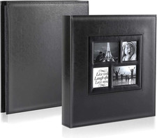 Photo Album 4X6 500 Pockets Photo, Extra Large Capacity Family Wedding Picture A
