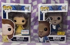 Funko Pop! Disney Beauty And The Beast Belle & Beast Exclusive 243,/248 Badbox!