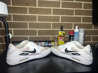 Nike Air Max 90 Golf Men s Size 13 White Black CU9978-101 Used No Original Box