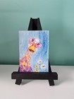 ACEO Original Hand Painted 2.5"x3.5" Farm, Funny, Whimsical Duck- Galleriagargi  — photo 3