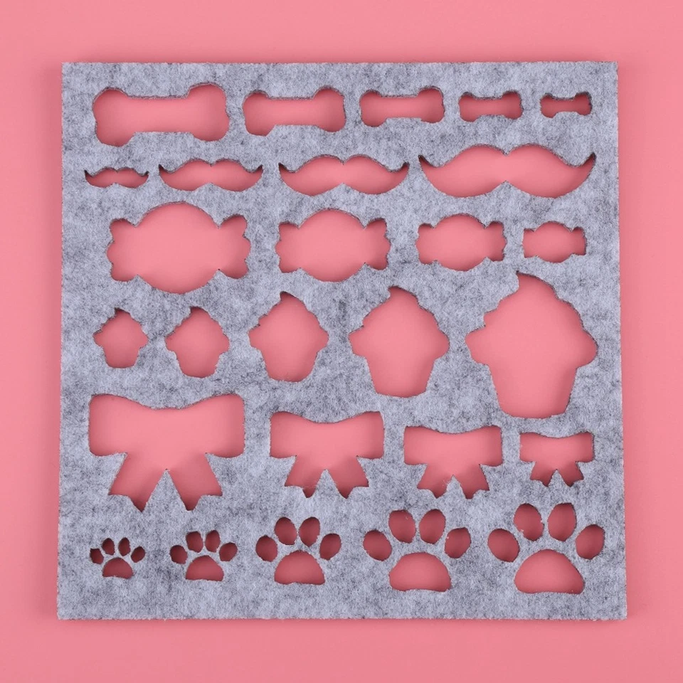 7pcs Felt Craft Tool DIY Manual Training Gray Felt Material Beginner - Image 3 of 4