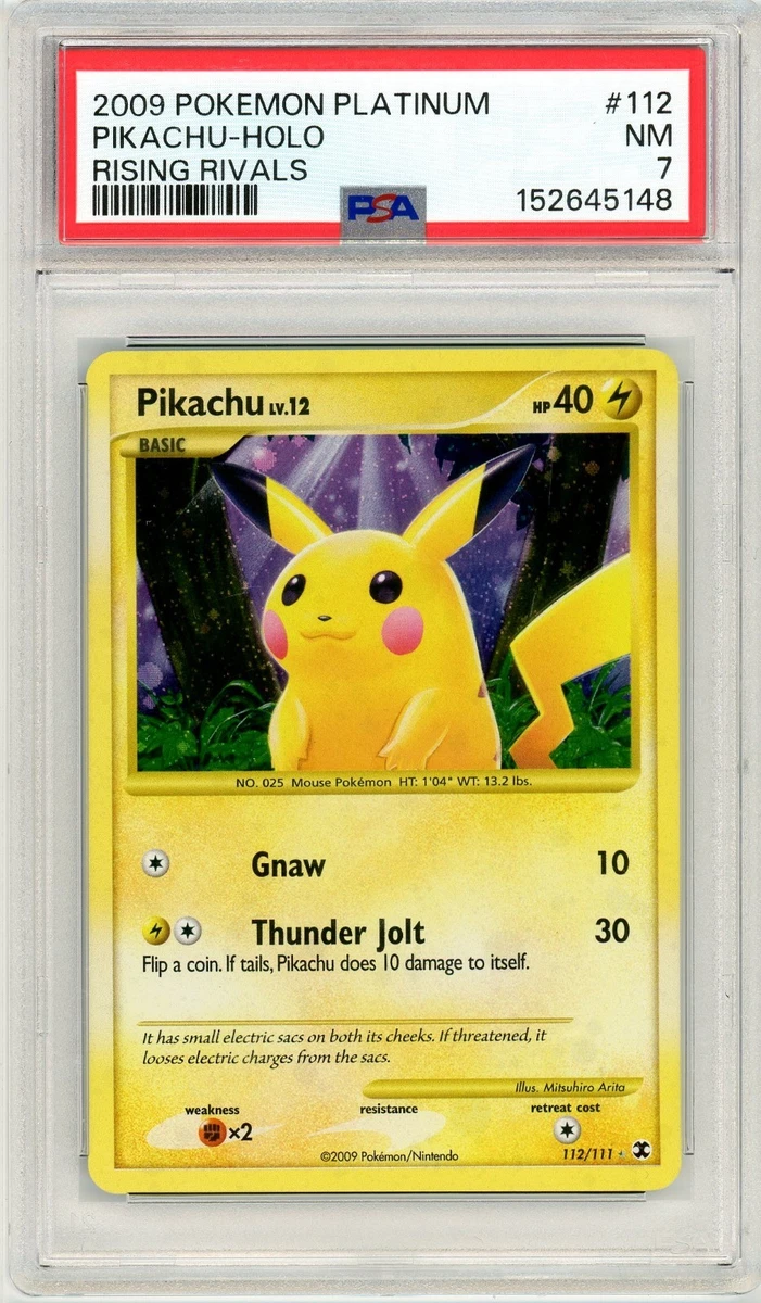 Pokémon TCG Grade 7 Pikachu Individual Collectible Card Game Cards