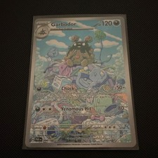 Garbodor 204/182 Sv04: Paradox Rift Holo Illustration Rare IR TCG