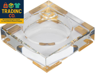Crystal Diffuser Dish   by  Home Collection   Diffuser Tray   Candle Dish Holder