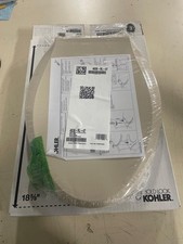 KOHLER 4636-RL-47 Cachet ReadyLatch Elongated Toilet Seat Slow Close, Soft Close