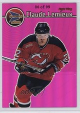 1999-00 Pacific Prism Holographic Purple /99 Claude Lemieux #83 0u1n