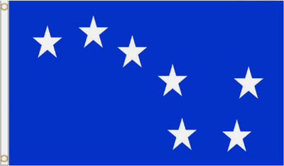 STERNENPFLUG FLAGGE 5' x 3' KÖNIGSBLAU Irische Republik Irland Ostern Aufstieg