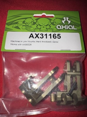 Axial AX31165 Yeti Machined 4-Link Mounts NEW FACTORY SEALED 