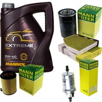 Mann Inspektionspaket 5L Mannol Extreme 5W-40 FüR VW Golf V 1.6 Audi A3 Skoda