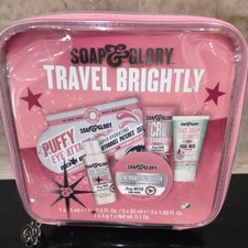 Soap & Glory Travel Brightly 5 Piece Gift set in a reusable case 