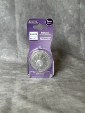 Philips AVENT Natural Baby Bottle Nipple, Medium Flow, 3m+ - 2 pk