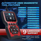 2026 V519 OBD2 Scanner Car Code Reader Check Engine Fault Diagnostic Tool OBDII