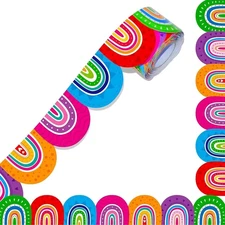 1Roll Creative Self Adhesive Chalkboard Board Border Paper 5.5Cm Border Paper DI