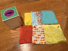 LOVEVERY Magic Wooden Tissue Box Montessori Baby Toddler Toy Complete Set