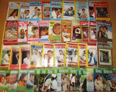 100 Romane Romantik Adel Liebe Arzt.. über 40 Romanhefte und Sammelbände bk827