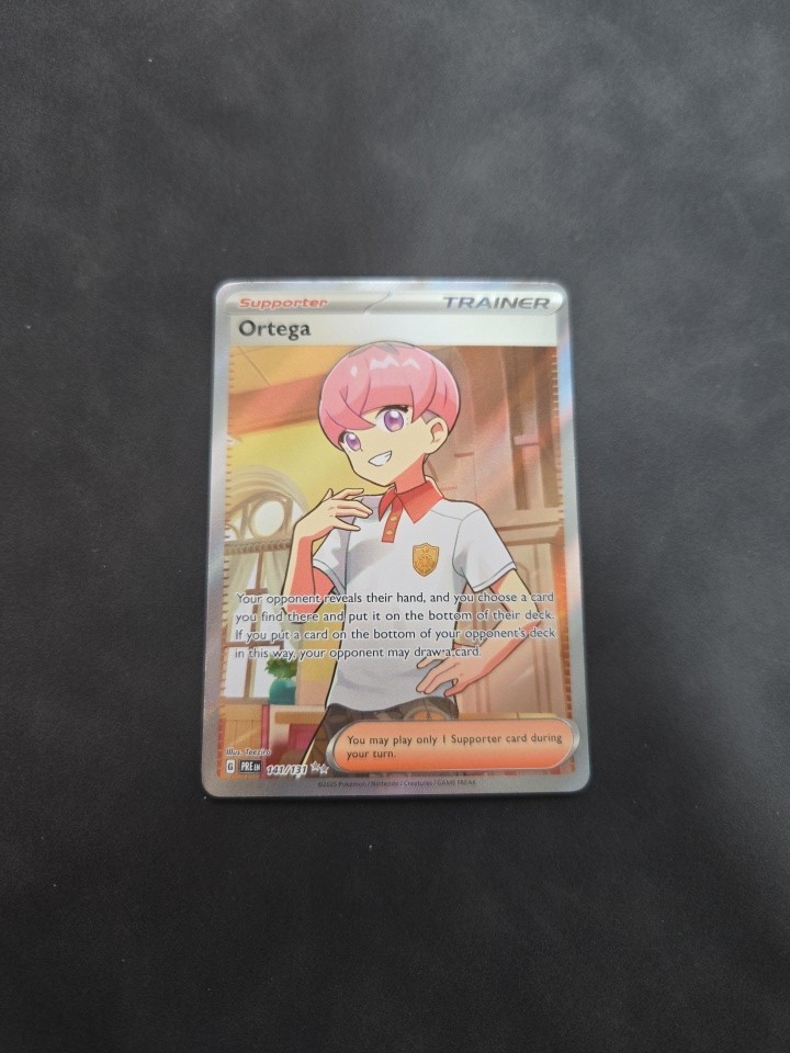 Pokémon SV Prismatic Evolutions Full Art Ortega 141/131 Ultra Rare Trainer NM