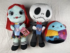 Disney Nightmare Before Christmas Sally  Jack Skellington Valentine Plush Lot