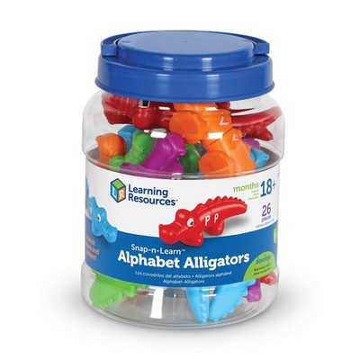 Snap n Learn Alphabet Alligatoren - Kinder Snap Together Groß- & Kleinbuchstaben Spielzeug