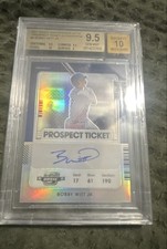 2021 Panini Contenders - Prospect Ticket Bobby Witt Jr Optic Holo Prizm (AU, RC)