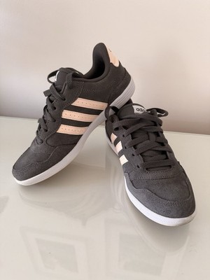 Adidas VL HOOPS 2.0 Sneaker Damen Größe 38 FY3784 Grau/Rosa Wie Neu